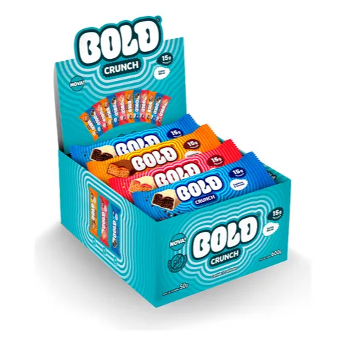 Barra De Proteína Bold Crunch Caixa Mista - 12 Unid.