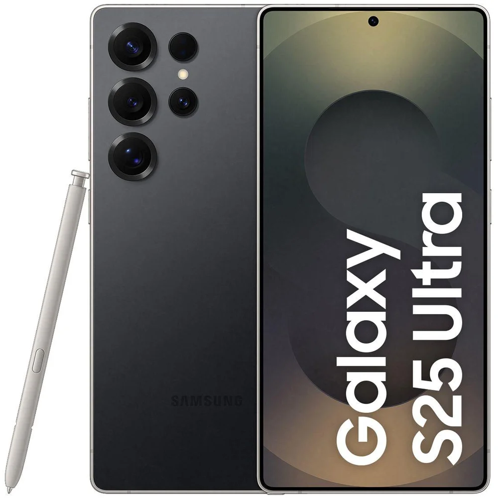 Samsung Galaxy S25 Ultra 5G 256GB Galaxy AI Titânio Preto 6,9" 12GB RAM Câm. Quádrupla 200+50+10+50MP Bateria 5000mAh Dual Chip